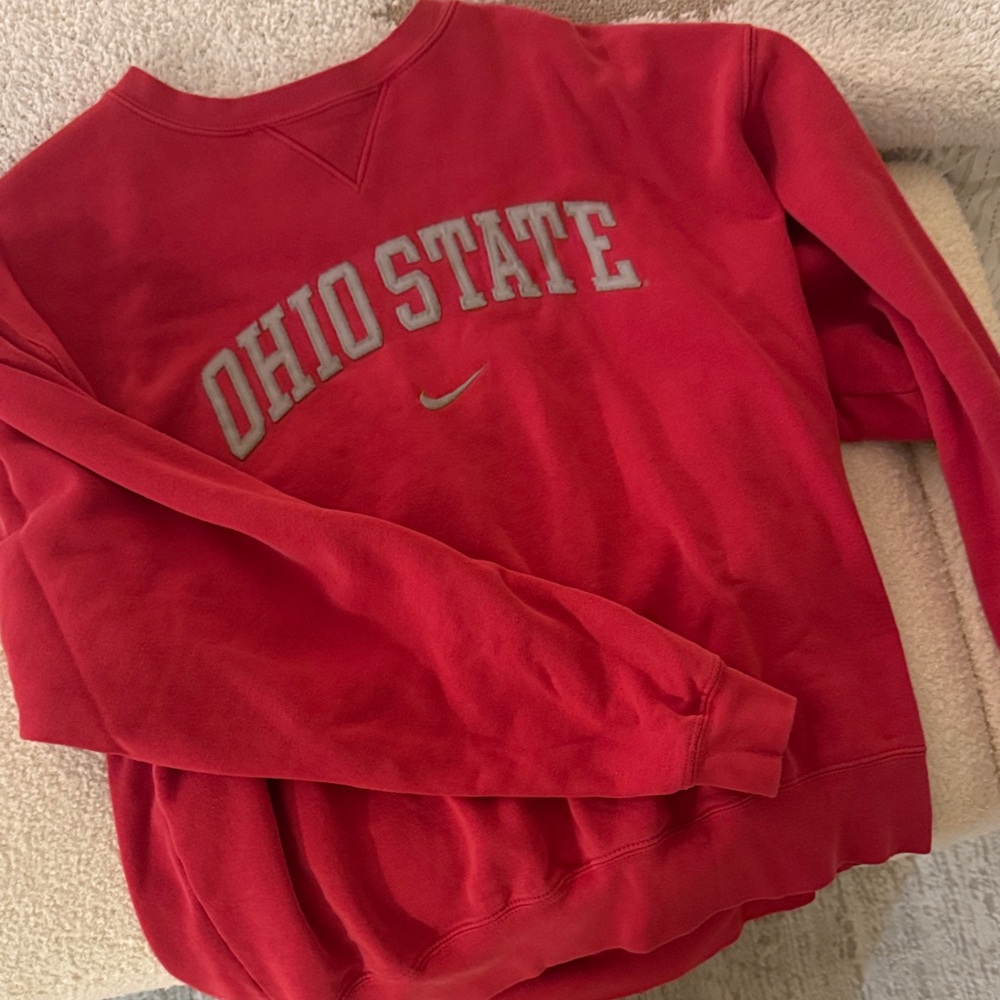 Vintage Red Ohio State Sweatshirt Nike